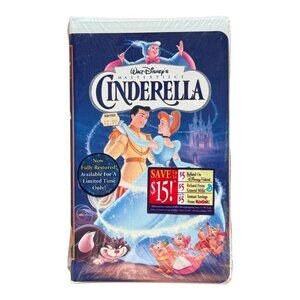 Walt Disney Masterpiece Collection VHS CINDERELLA‎ NEW sealed Original *READ*